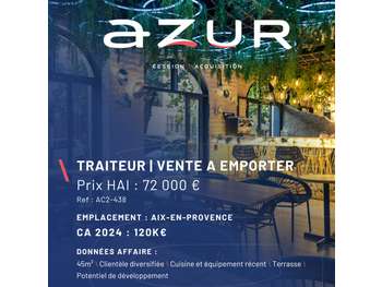 VENTE Traiteur & Vente à emporter Aix en Provence