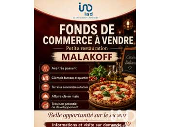 AV restauration rapide axe très passantt Malakoff