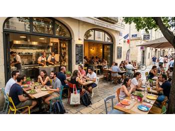 A️v restaurant snack Montpellier centre historique