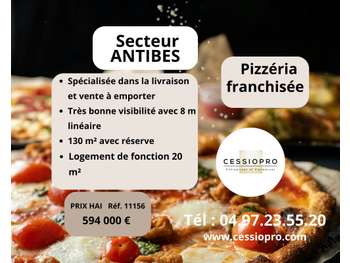 Pizzéria Franchisée, spécialisée livraison Antibes