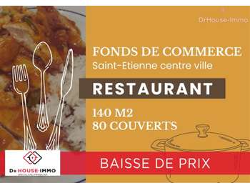 Vente FDC restaurant à Saint-Etienne centre