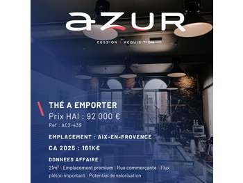 VENTE Boutique spécialisée en thé à emporter Aix