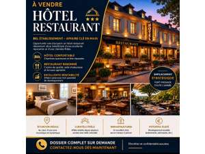 Vente Entreprises  H&ocirc;tel - H&ocirc;tel restaurant A 30KM DE SAINT-NAZAIRE