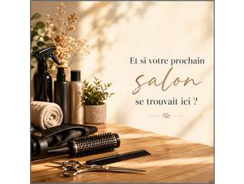 AV salon de coiffure excellente visibilité Lorient
