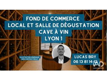 Vente cave à vin, coffee shop à Lyon 1er