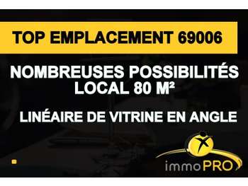 AV commerce d'angle 80m² empl N°1 à Lyon 69006