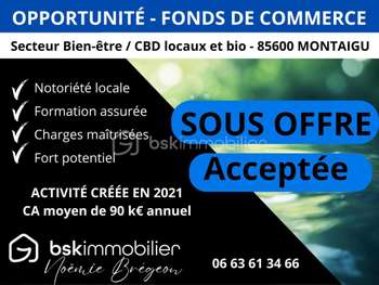 Vente boutique CBD à Montaigu empl stratégique