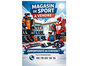 Magasin de sport à vendre proche de Moutiers (73)