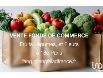 Vente FDC fruits, légumes à Paris 75018