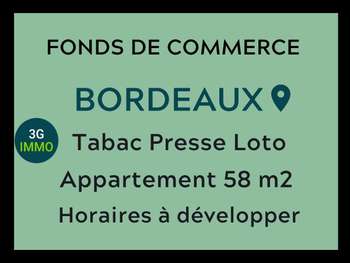 Vente FDC Tabac-Presse-FDJ + appart prox Bordeaux