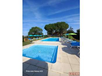 Vente chalets piscine vue panoramique Gers