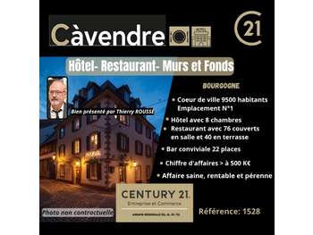 Murs et fonds bar hôtel restaurant en Bourgogne
