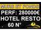 Vente hôtel restaurant hyper centre Villefranche