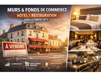 Vente murs & fonds hôtel restauration à Sancoins