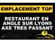 Vente restaurant en angle joli emplacement à Lyon