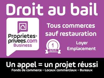 Vente FDC fleuriste 72m² avec log à Paris 75013