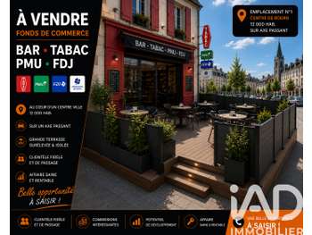 Vente bar tabac PMU FDJ à Baugé-en-Anjou