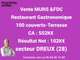 Murs & fonds restaurant gastronomique sur Dreux