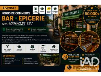 Vente bar-épicerie commune au bord de la Seine 76