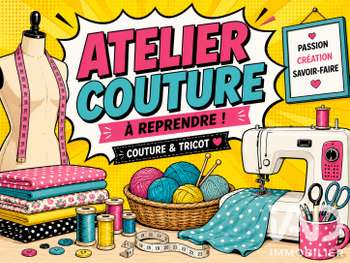 Vente atelier de couture à Orléans centre