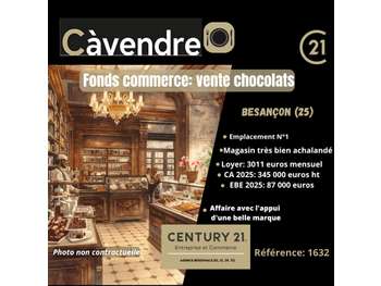 AV boutique de chocolats emplacement N°1 Besançon