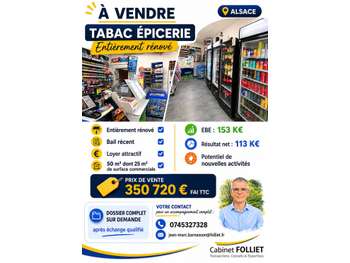 FDC tabac FDJ épicerie rénové à vendre Strasbourg