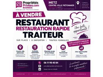 À céder restaurant traiteur centre piéton de Metz