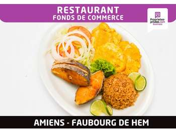Vente restaurant logement à Amiens faubourg de Hem