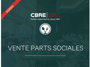 Vente parts sociales restaurant à Anglet Océan