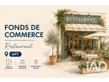 Vente restaurant rénové avec terrasse à Apt
