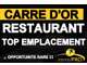 Restaurant à vendre à Lyon coeur presqu'île