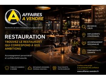 Vente restaurant 120m² en centre ville Concarneau
