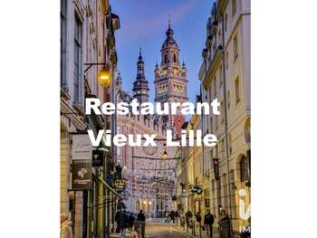 Vente restaurant de 120m² Vieux Lille zone resto