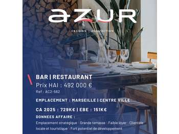 VENTE Restaurant Emplacement n°1 Marseille