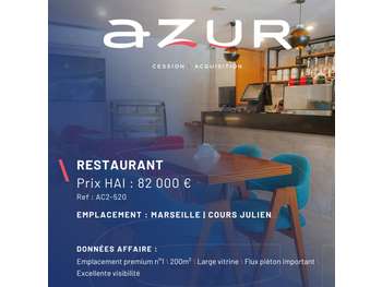 VENTE Restaurant Cours Julien Emplacement n°1