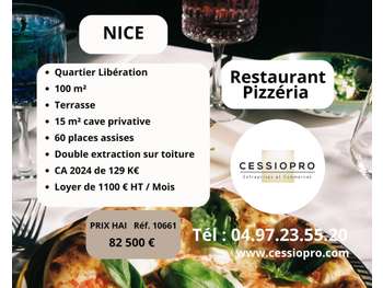 AV restaurant/pizzeria CA 129k € Nice Libération