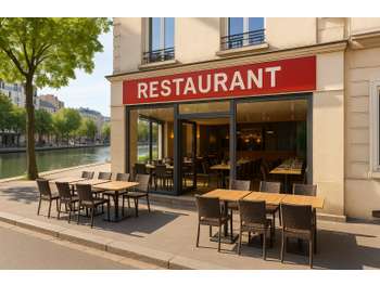 Vente restaurant à Paris 75020 Canal de l’Ourcq
