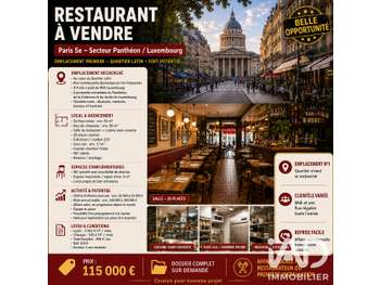 Vente restaurant empl premium 75005 Panthéon