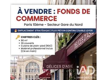 Vente restaurant rentabilité élevée à Paris