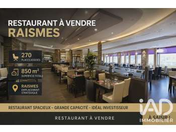 Vente restaurant de renom 270 pl à Raismes