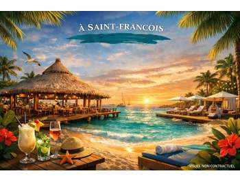 Vente restaurant sur la marina de Saint-François