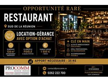 FDC restaurant à vendre à Saint-Pierre centre