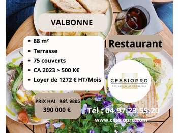 Vente restaurant tendance belle clientèle Valbonne