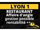 Vend affaire en angle avec terrasse à Lyon