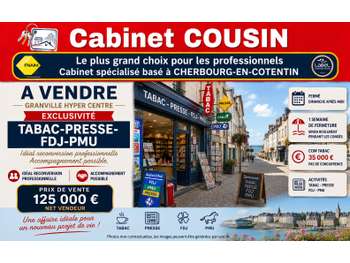 Vente FDC tabac presse loto PMU à Granville