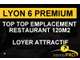 Vente affaire sur superbe emplacement à Lyon 69006