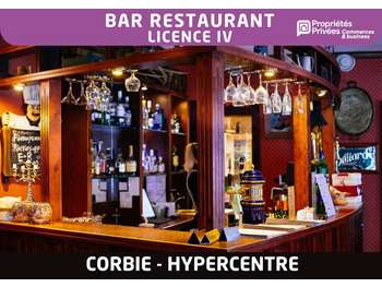 Cède bar restaurant licence IV Corbie hypercentre
