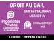 Cède bar restaurant licence IV Corbie hypercentre