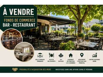 Vente bar restaurant à 30 min sud-est d'Angers