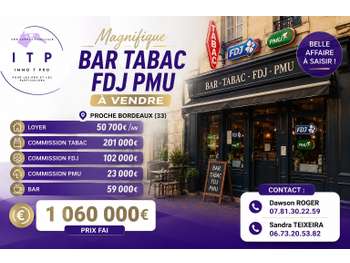 AV bar tabac FDJ PMU en périphérie de Bordeaux
